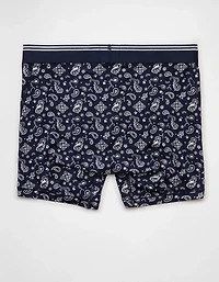 Caleçon boxeur ajusté ultradoux de 4,5 po motif cachemire pour hommes AEO