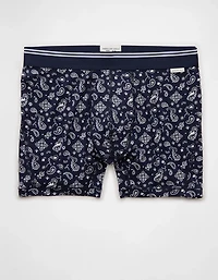 Caleçon boxeur ajusté ultradoux de 4,5 po motif cachemire pour hommes AEO
