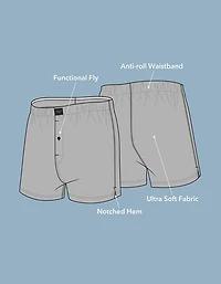 Caleçon boxeur ajusté ultradoux de 4,5 po toucan tropical pour hommes AEO
