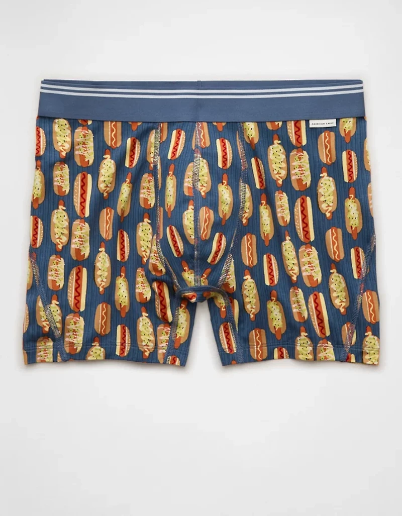 AEO Men's Hot Dogs 4.5" Ultra Soft Boxer Brief