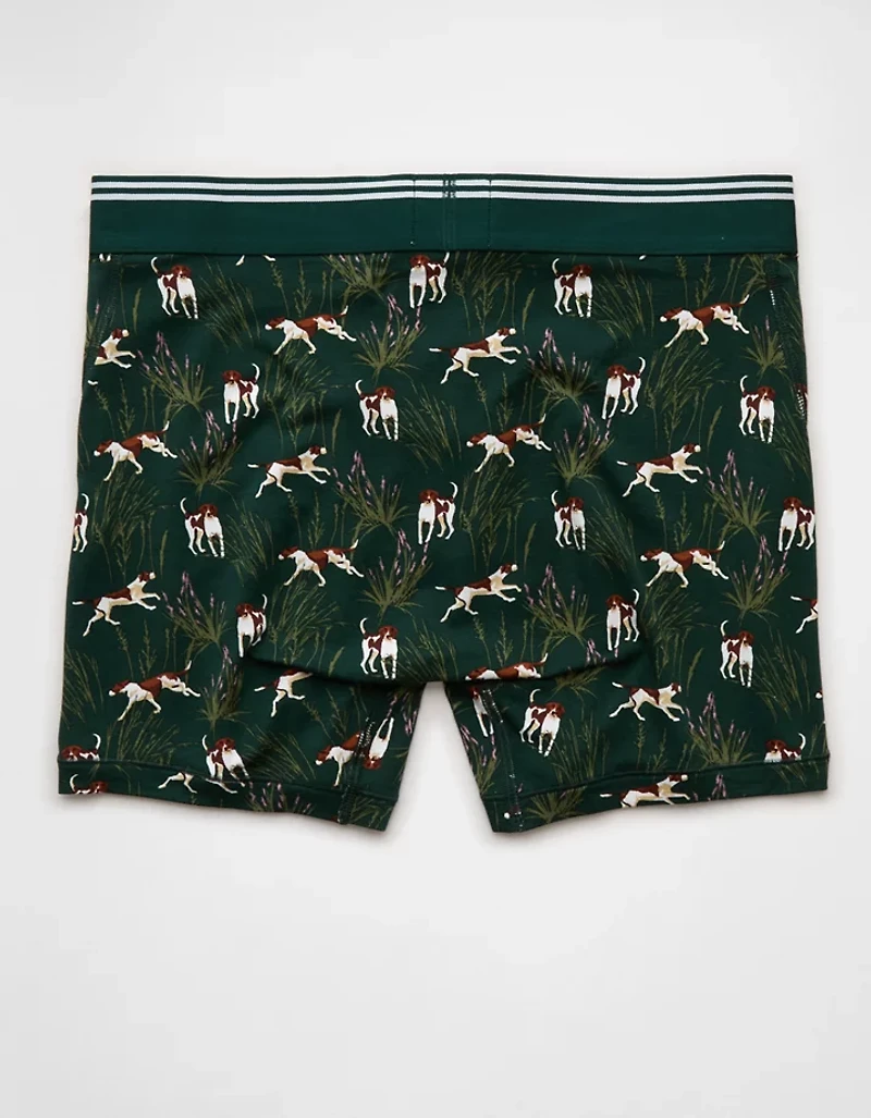 Caleçon boxeur ultradoux de 4,5 po pour hommes à imprimé chien chasse AEO