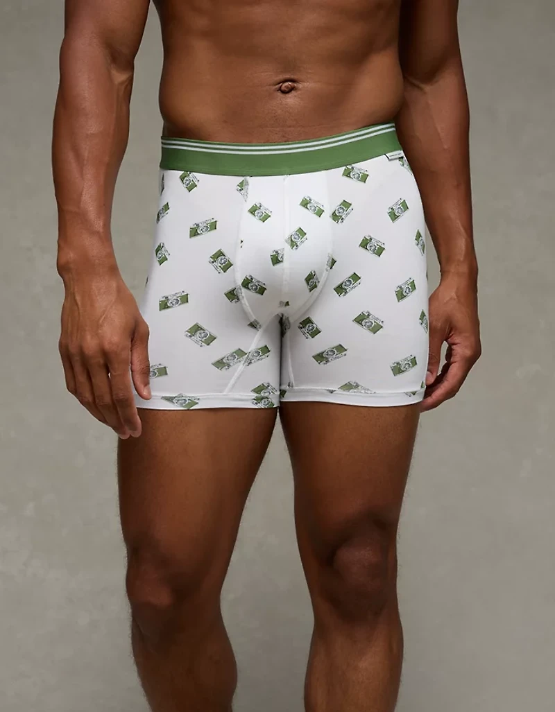 Caleçon boxeur ultradoux de 4,5 po pour hommes à imprimé caméra AEO