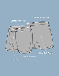 Caleçon boxeur ajusté ultradoux de 4,5 po pour hommes AEO