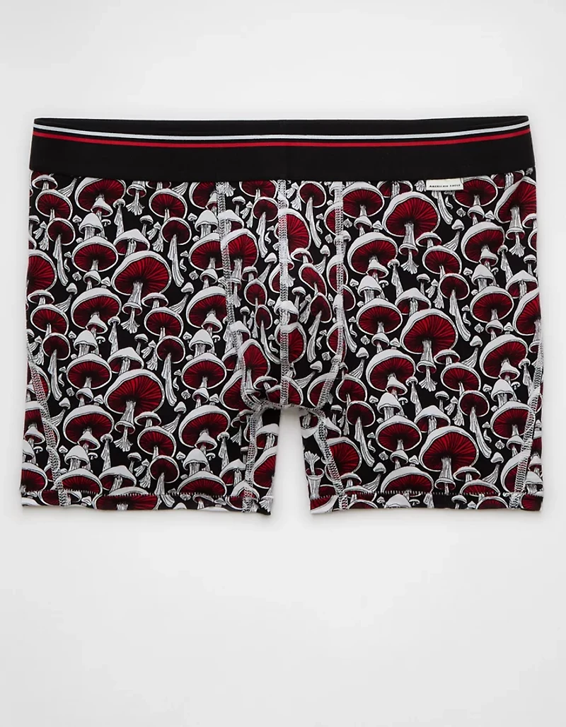 AEO Men's Mushrooms 4.5" Ultra Soft Boxer Brief