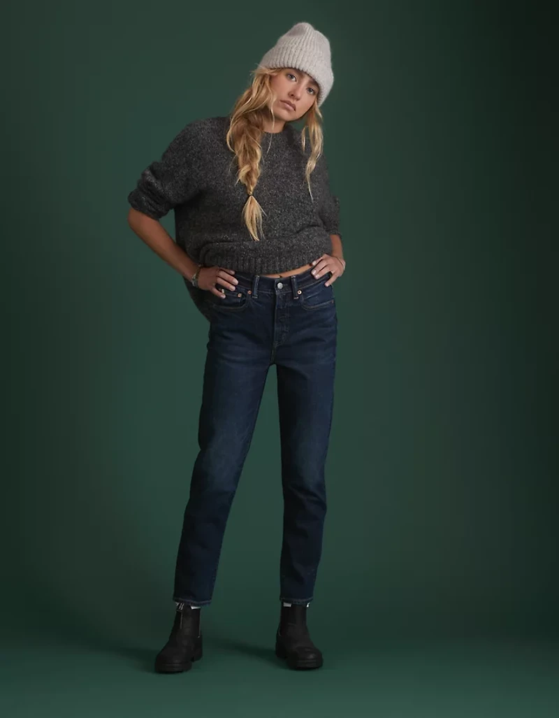 AE77 Premium Mom Jean