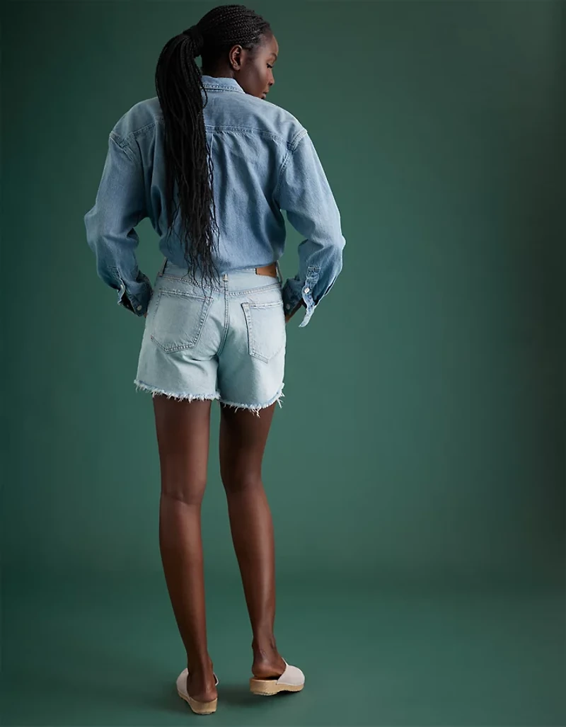 Short classique long en denim haut de gamme AE77