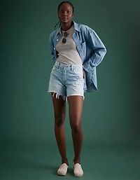 Short classique long en denim haut de gamme AE77