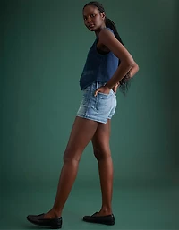 Short en denim à taille haute haut de gamme AE77