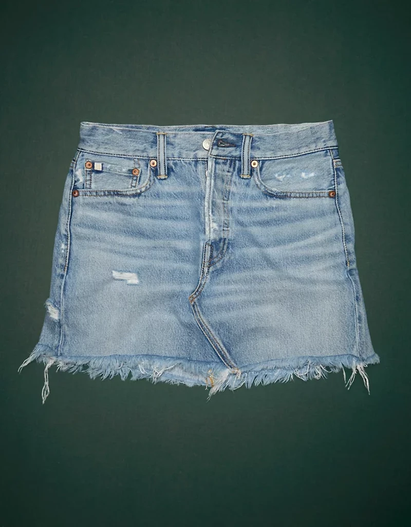 Minijupe en denim haut de gamme AE77