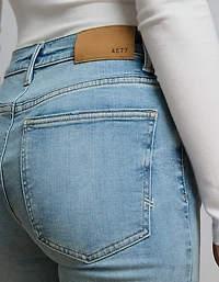 Jean à jambe évasée taille haute haut de gamme AE77