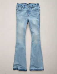 Jean à jambe évasée taille haute haut de gamme AE77