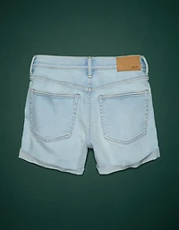 Short découpé en denim à taille haute haut de gamme AE77