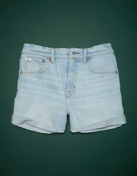 Short découpé en denim à taille haute haut de gamme AE77