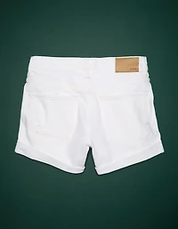 Short découpé en denim à taille haute haut de gamme AE77