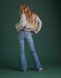 AE77 Premium Low-Rise Flare Jean