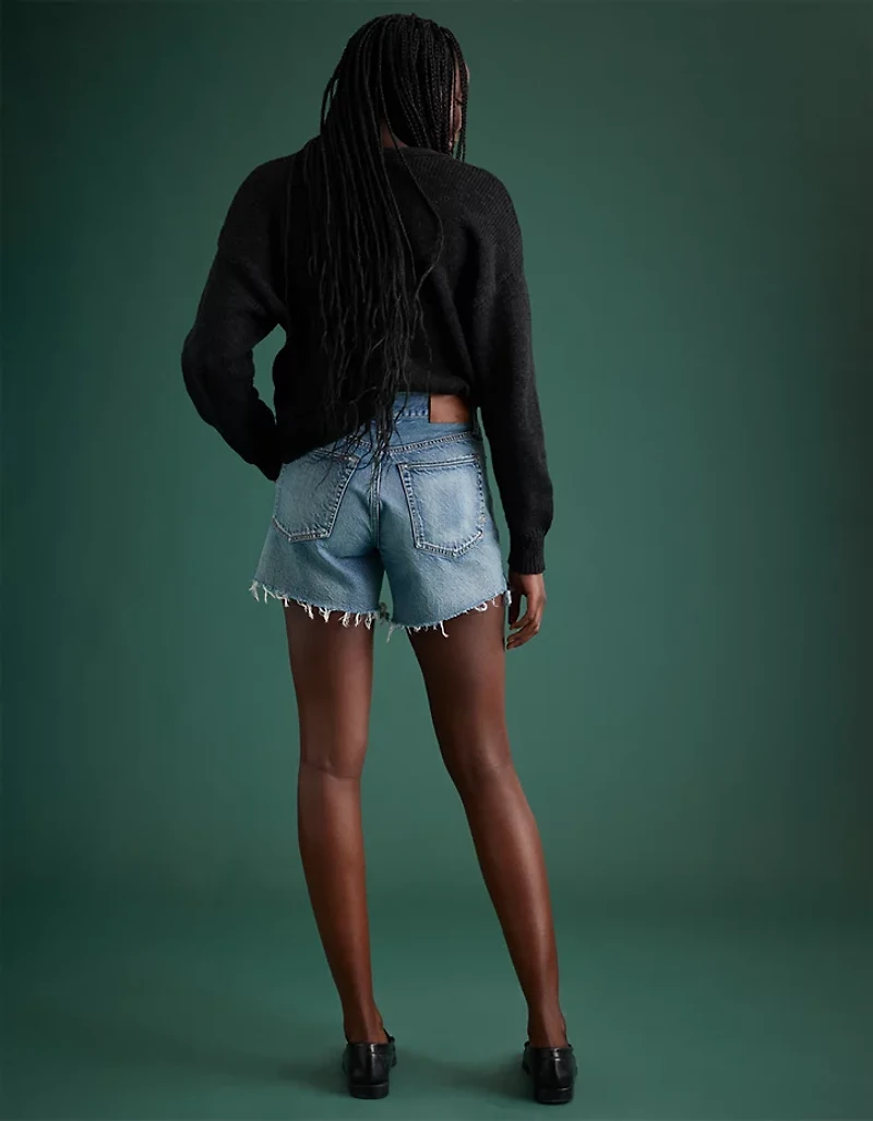 Short classique long en denim haut de gamme AE77