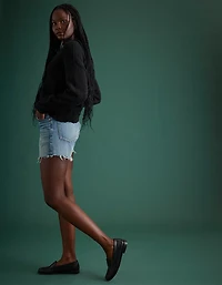 Short classique long en denim haut de gamme AE77
