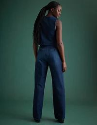 Pantalon plissé en denim haut de gamme AE77