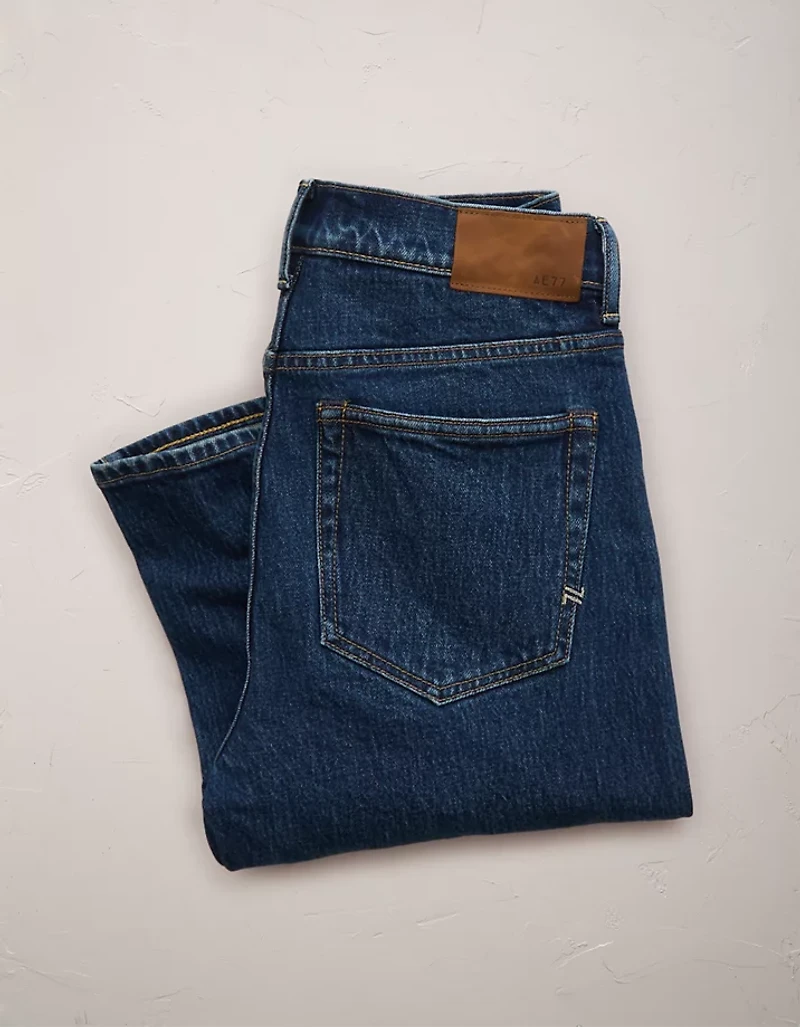 Jean droit rétro haut de gamme AE77