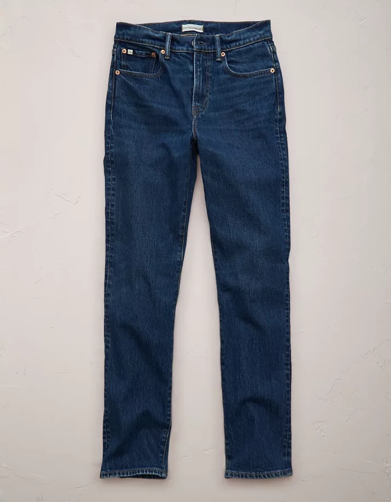 Jean droit rétro haut de gamme AE77