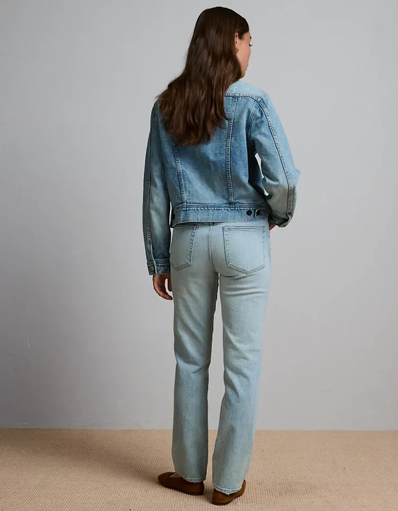 Jean droit rétro haut de gamme AE77