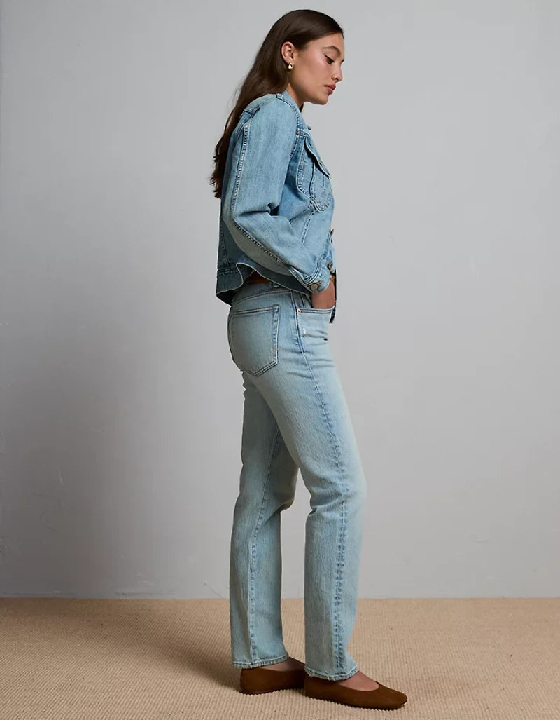 Jean droit rétro haut de gamme AE77