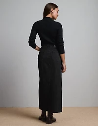 Jupe longue en denim haut de gamme AE77