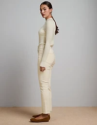 Jean court droit haut de gamme AE77