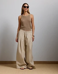 AE77 Premium Pull-On Linen Pant