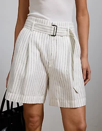 Short de style pantalon en lin haut gamme AE77
