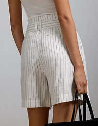 Short de style pantalon en lin haut gamme AE77