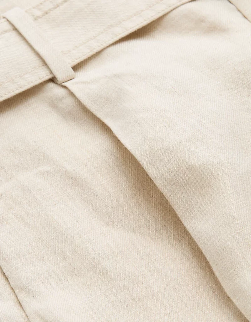 Short de style pantalon en lin haut gamme AE77