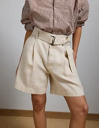 Short de style pantalon en lin haut gamme AE77