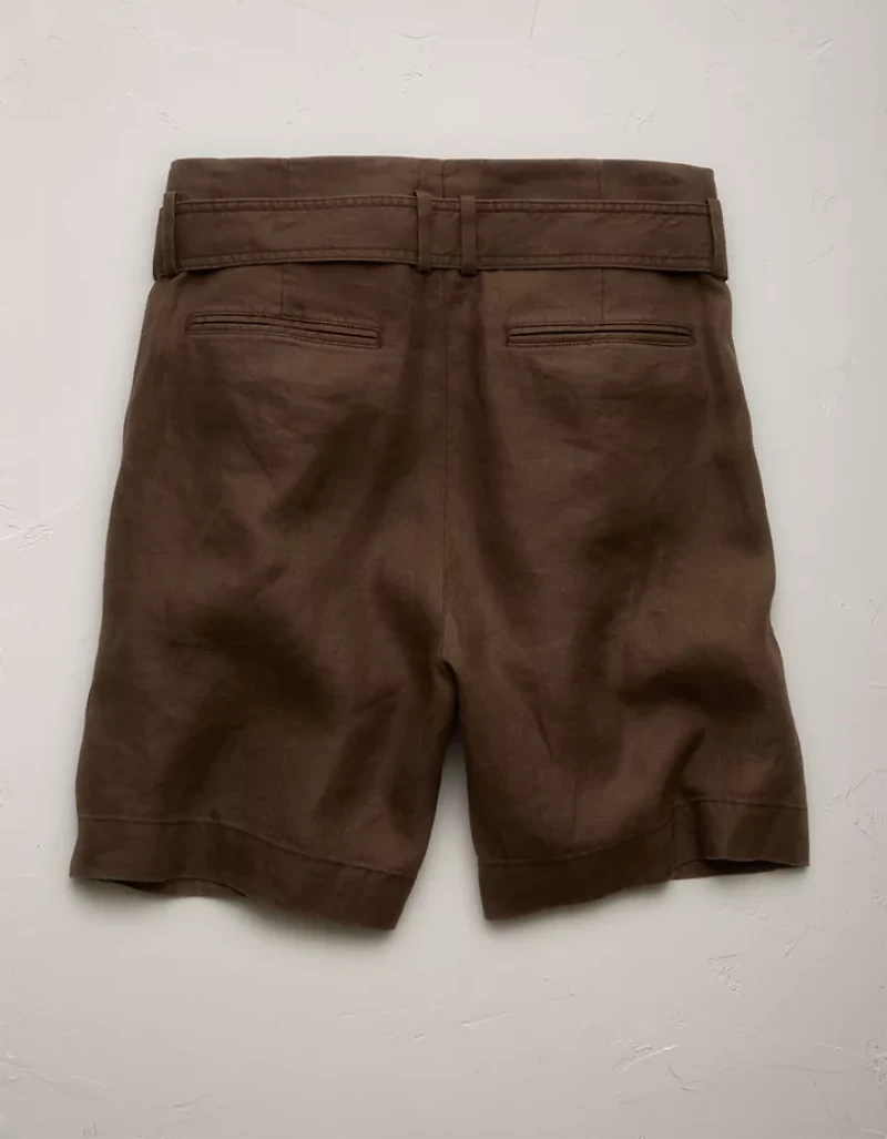 AE77 Premium Linen Trouser Short