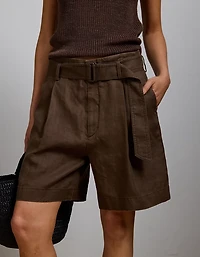 AE77 Premium Linen Trouser Short