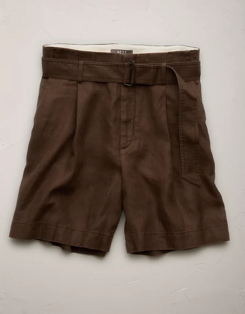 AE77 Premium Linen Trouser Short