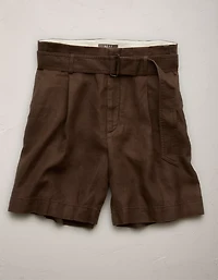 AE77 Premium Linen Trouser Short