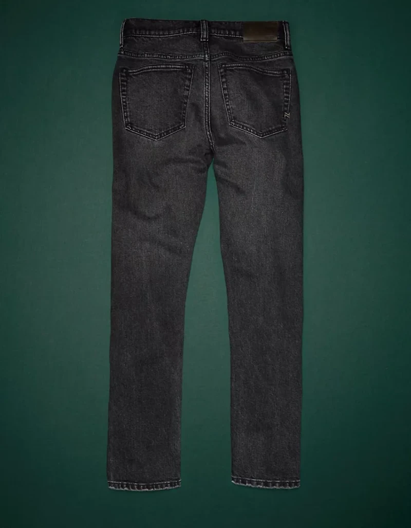 AE77 Premium Straight Crop Jean