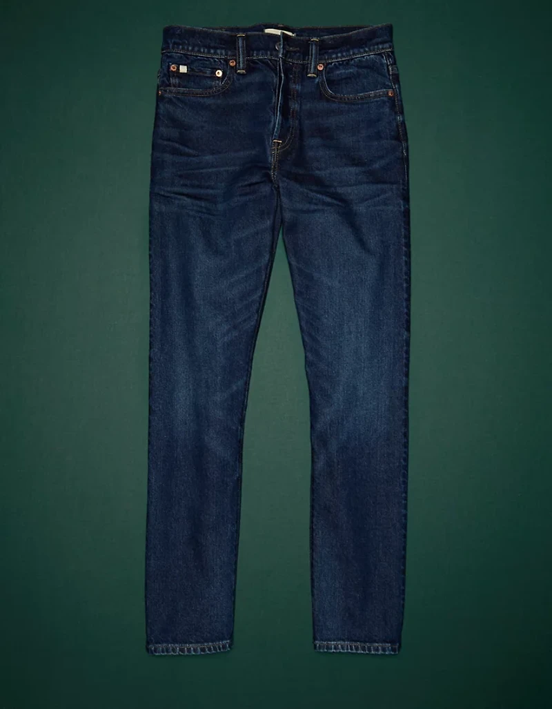 AE77 Premium Straight Crop Jean