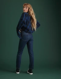 AE77 Premium Straight Crop Jean