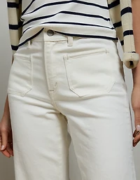 AE77 Premium Bootcut Crop Jean