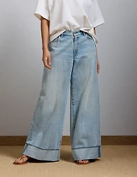 AE77 Premium Super Wide Cuffed Jean