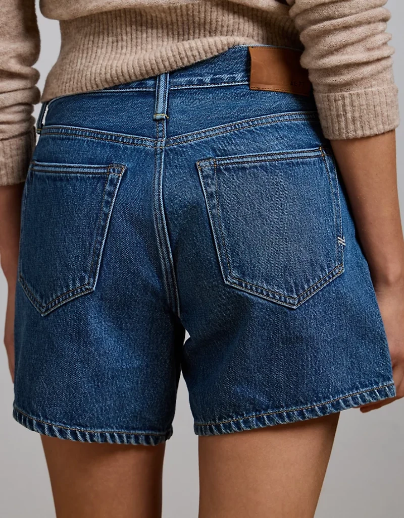 AE77 Premium Classic Long Denim Short