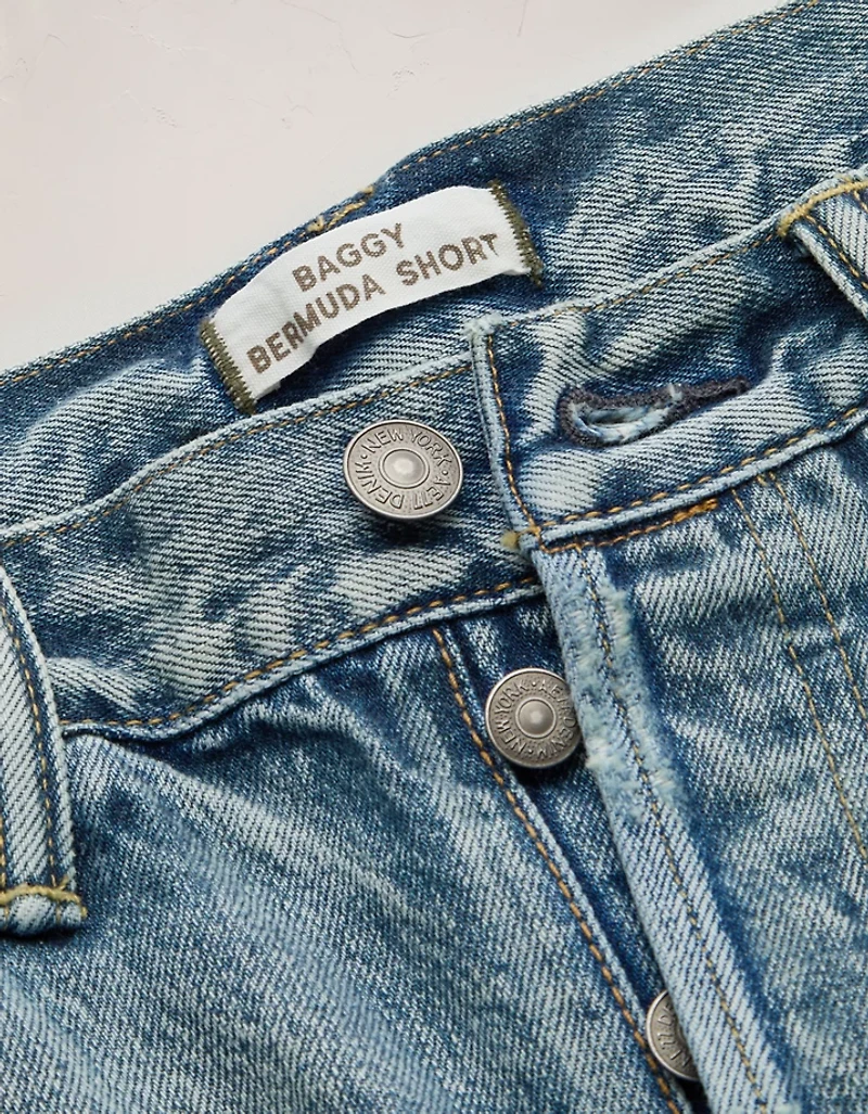 AE77 Premium Baggy Bermuda Denim Short