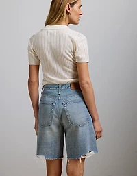 AE77 Premium Baggy Bermuda Denim Short