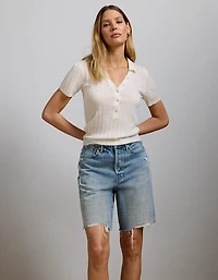 AE77 Premium Baggy Bermuda Denim Short