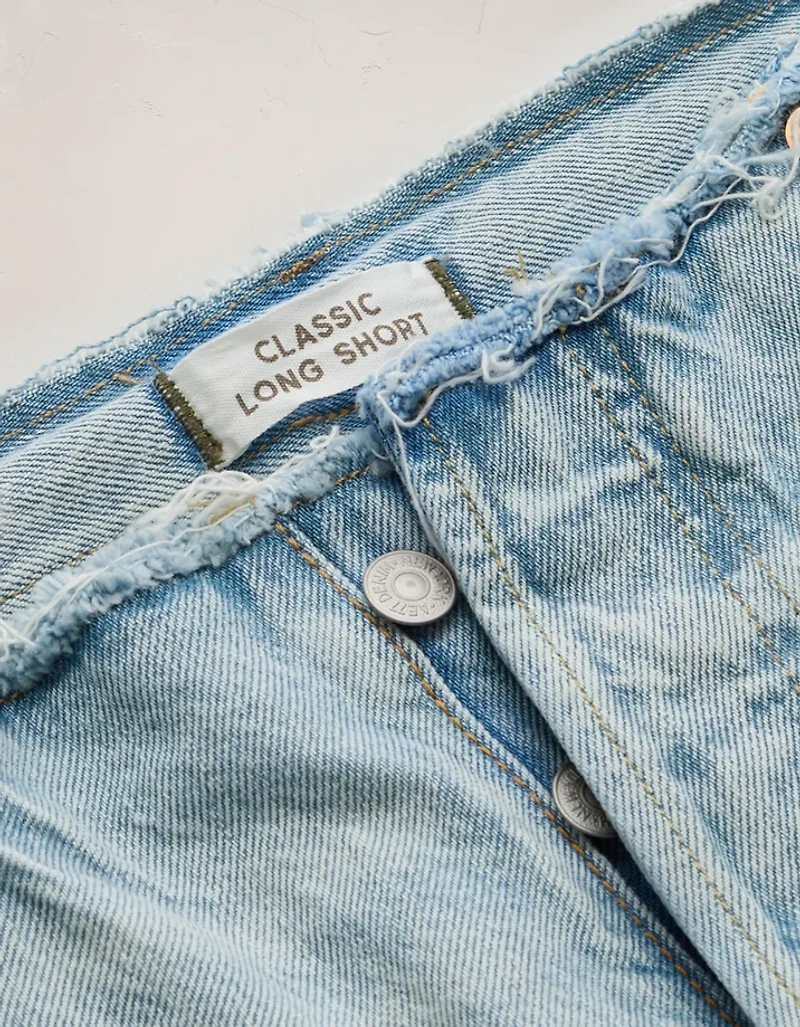 AE77 Premium Classic Long Denim Short