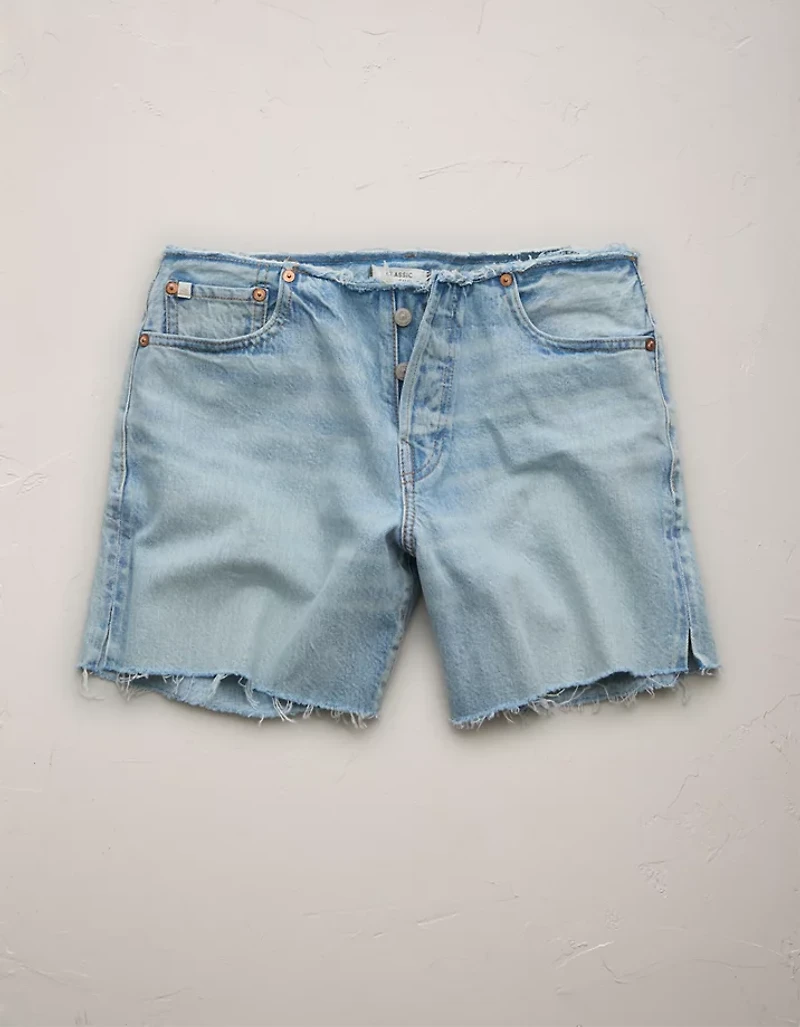 AE77 Premium Classic Long Denim Short