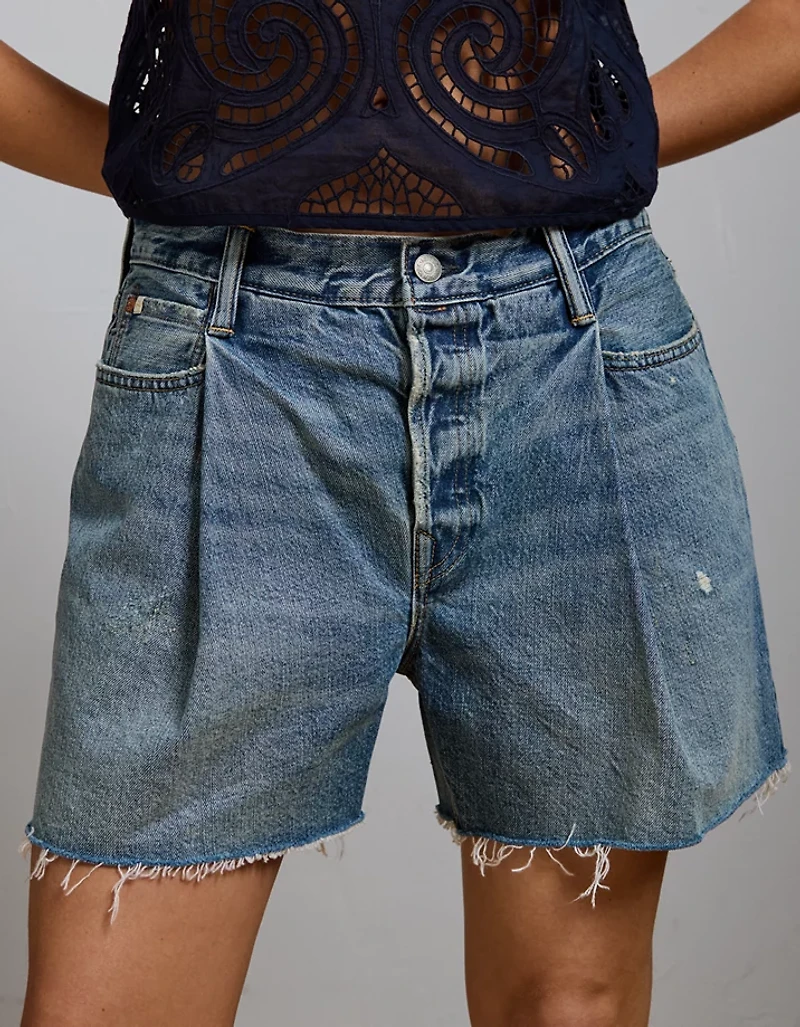 AE77 Premium Baggy Denim Short