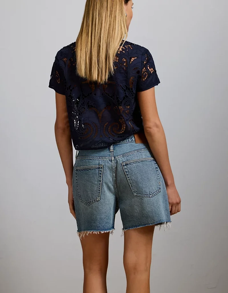 AE77 Premium Baggy Denim Short